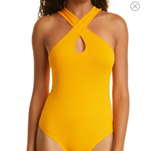 NWT Simon Miller Keao Body Suit Top in Sunset Orange Bodysuit - Picture 4 of 7